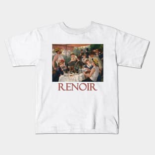 Luncheon of the Boating Party by Pierre-Auguste Renoir Kids T-Shirt